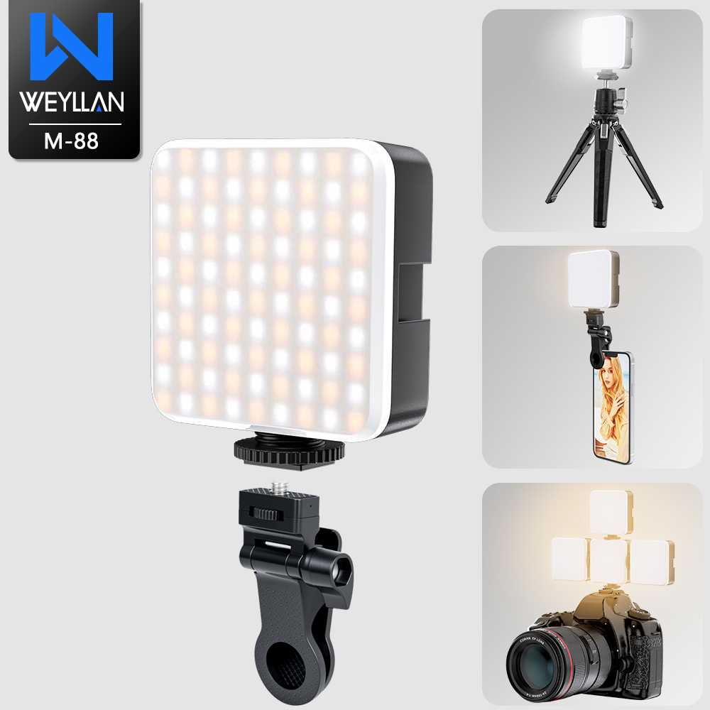 Photography Lighting Brand - WEYLLAN M-88 2000mAh LED lumière vidéo