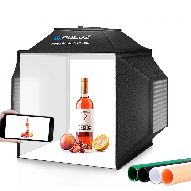Photography Lighting Kit With Backdrop - Tente de prise de vue de
