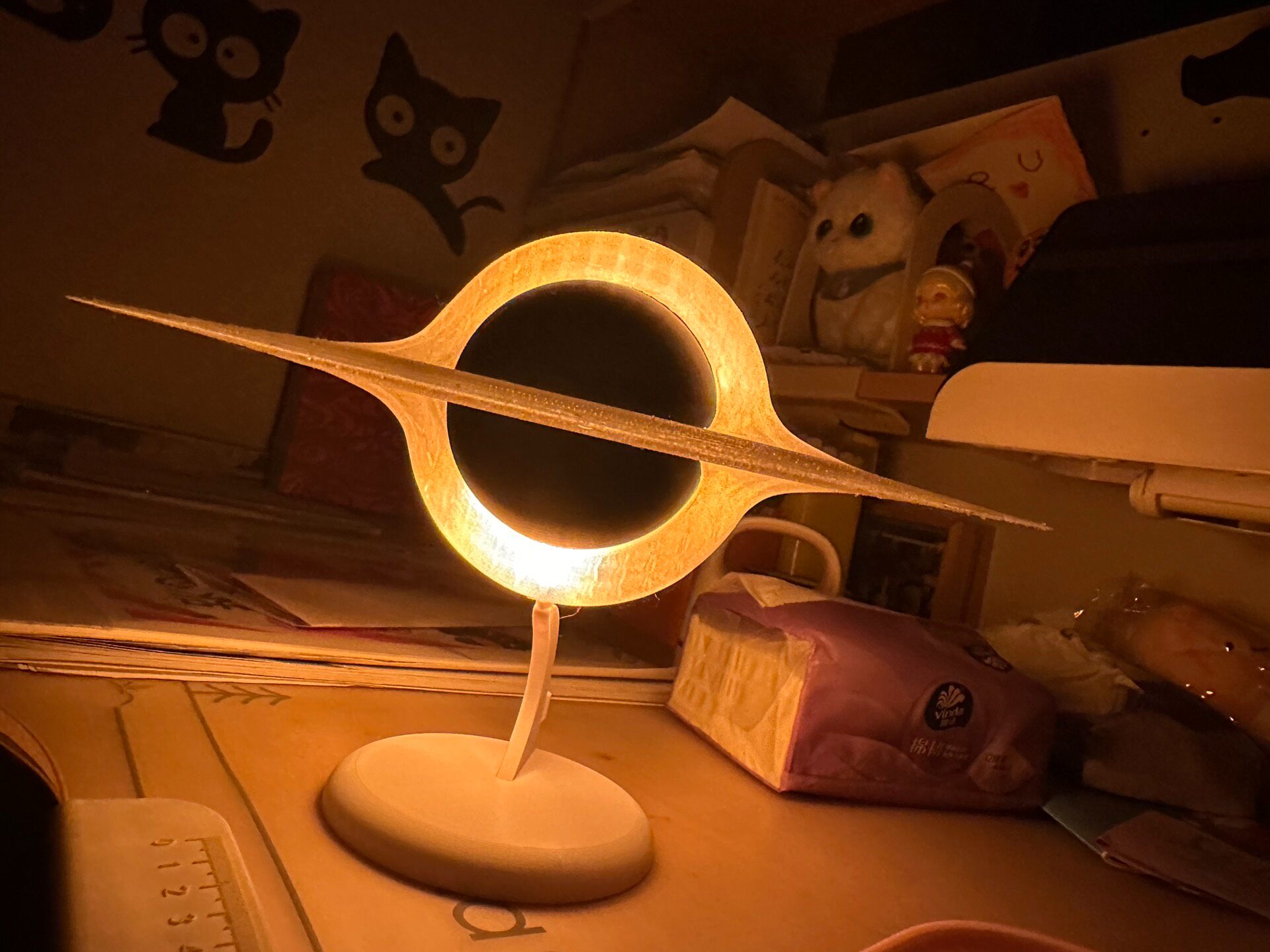 Led Ring Light 18 - Lampe de nuit en forme de