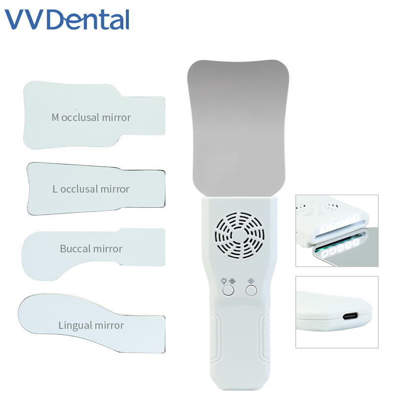Photography Lighting Setup - Ensemble de miroirs dentaires anti-buée VVDental,