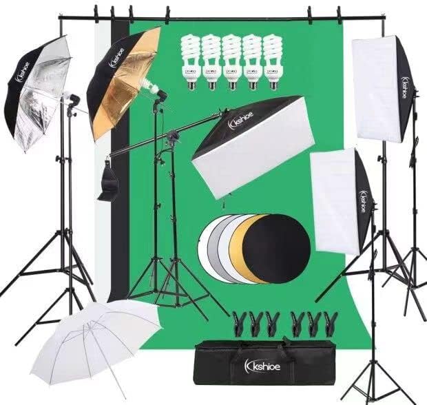 Photography Lighting Kit With Backdrop - Kit d'éclairage de photographie, photographie de