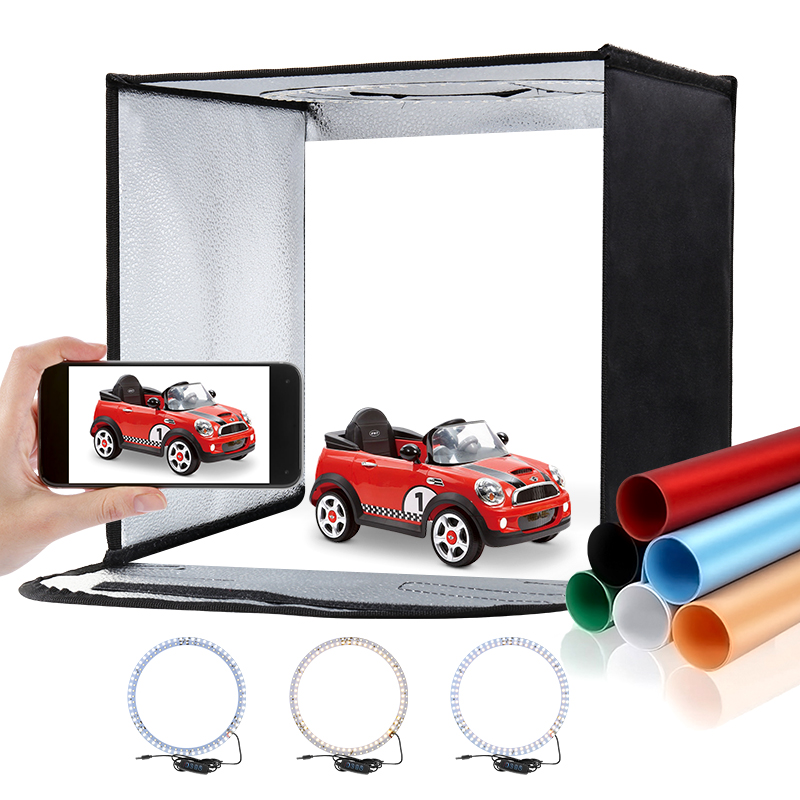 Photography Lighting Kit With Backdrop - Kit de tente de prise de