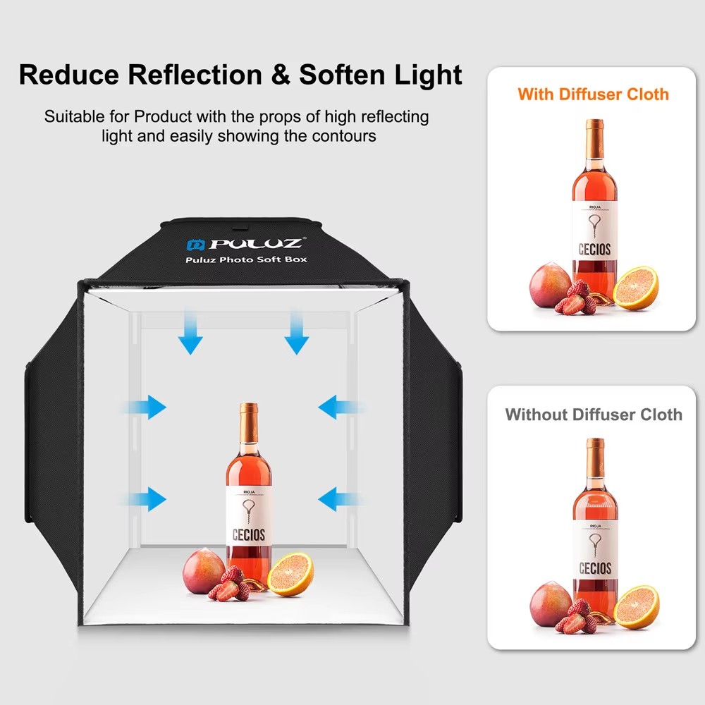 Tente de prise de vue de table - Photography Lighting Kit With Backdrop avis et prix