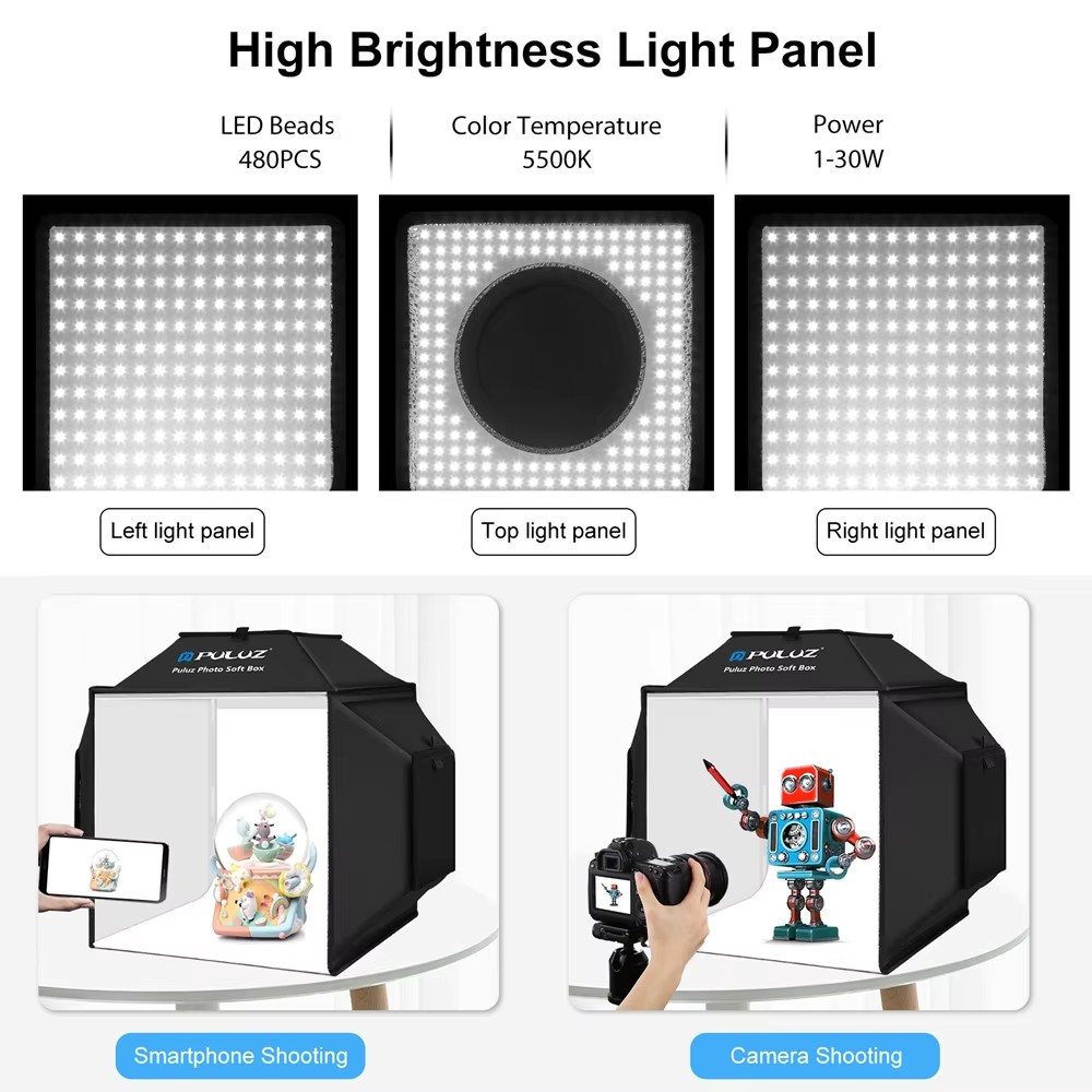 Tente de prise de vue de table - Photography Lighting Kit With Backdrop avis et prix