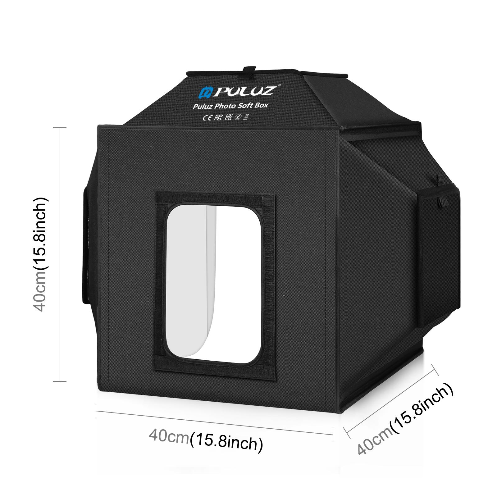 PULUZ 40 cm pliant 72 W 5500 K - Photography Lighting Kit With Backdrop avis et prix