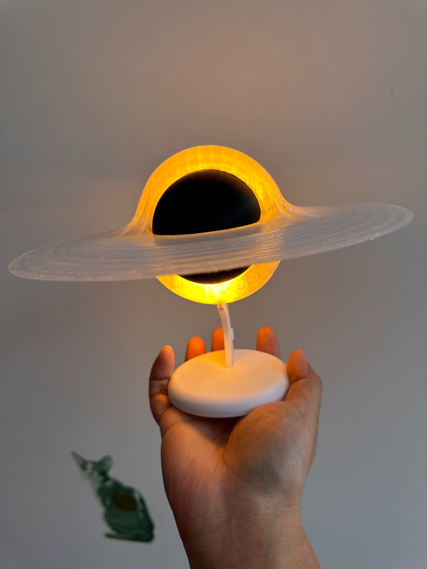 Lampe de nuit en forme de trou - Led Ring Light 18 avis et prix