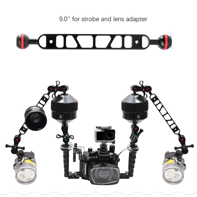 Adaptateur de boule en alumini - Macro Photography Lighting Kit avis et prix