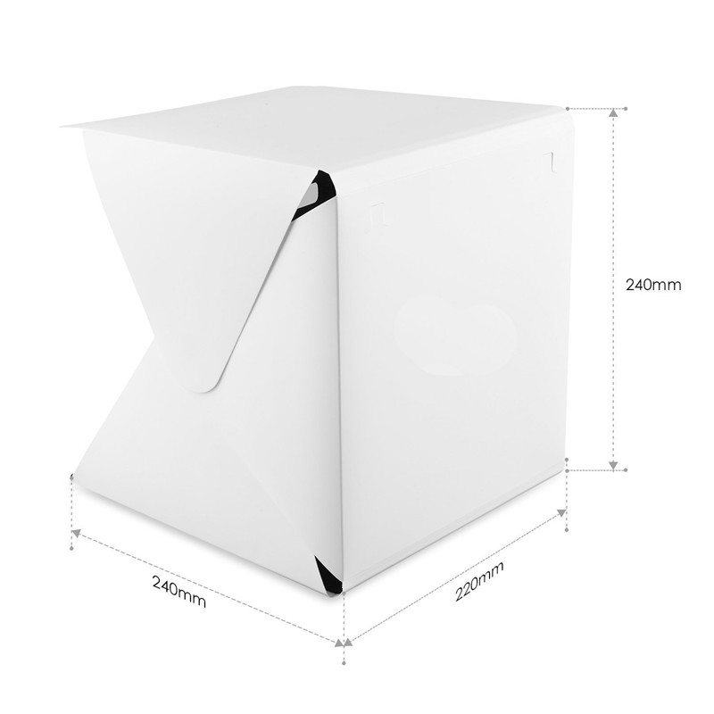 Boîte de studio photo portable - Photography Lighting Kit With Backdrop avis et prix