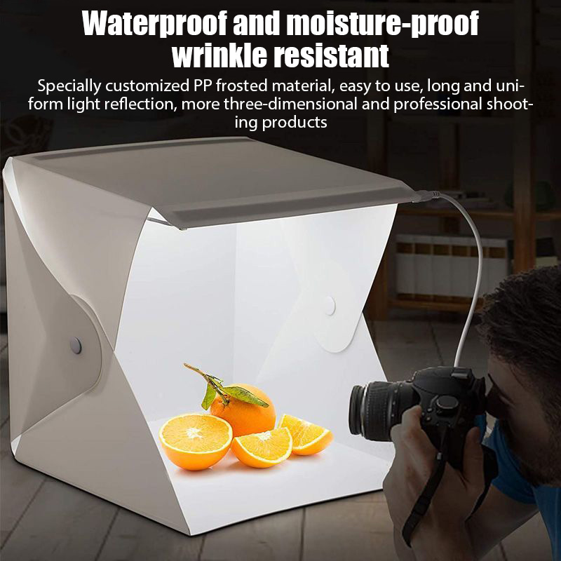 Boîte à lumière pliable, tente - Macro Photography Lighting Kit avis et prix