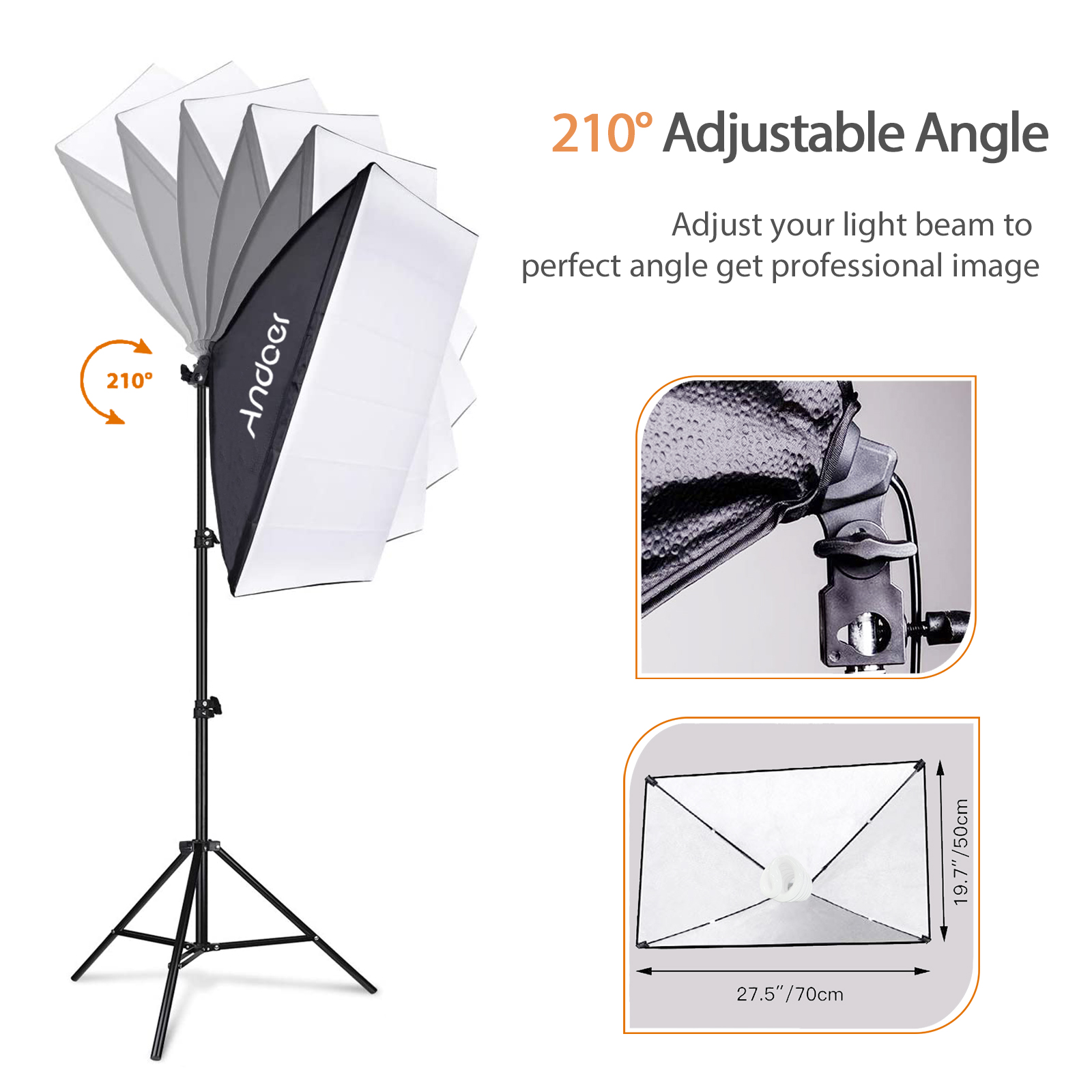Andoer Studio photographie lum - Photography Lighting Setup avis et prix