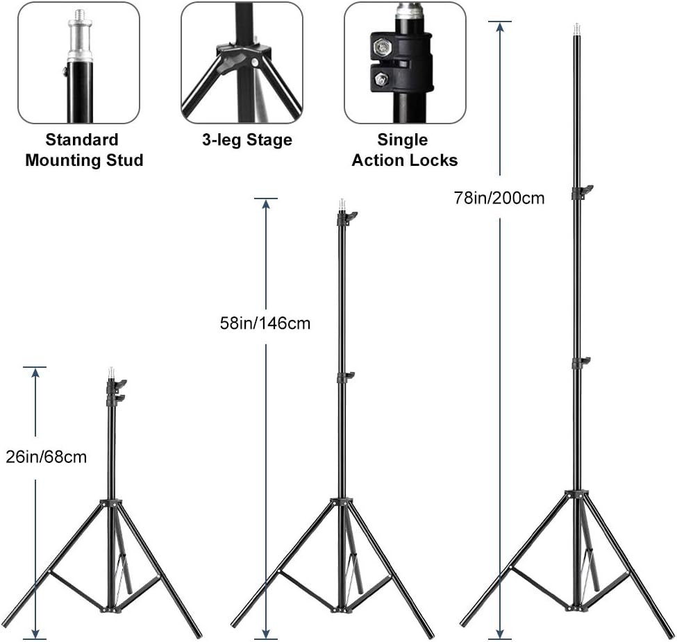 Kit d'éclairage pour photograp - Photography Lighting Setup avis et prix