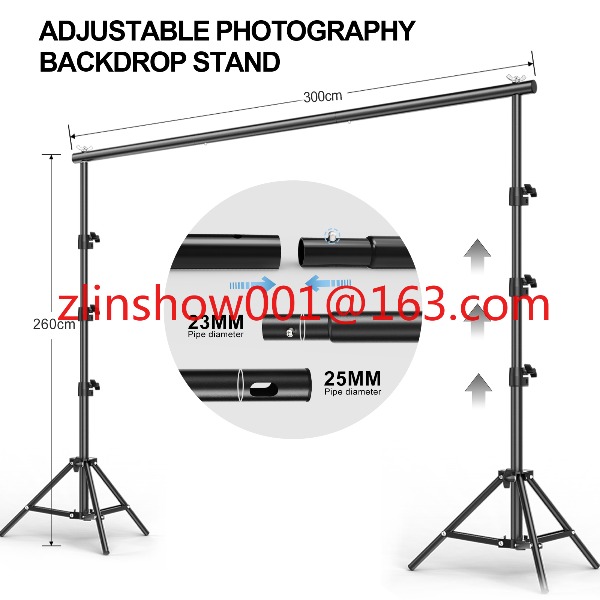 Équipement de Studio Photo 2.6 - Photography Lighting Kit With Backdrop avis et prix