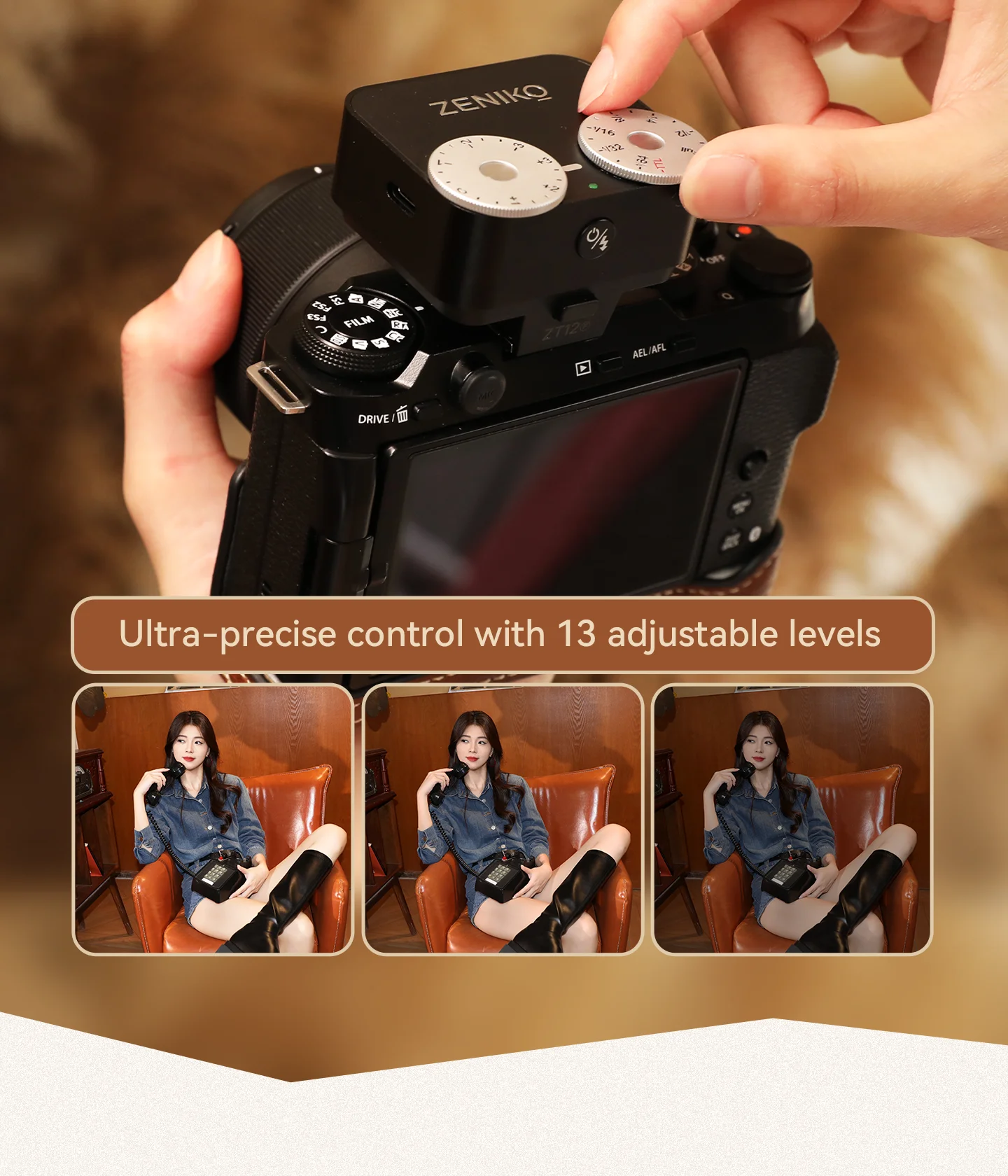 ZENIKO ZT12 Flash compact rétr - Photography Lighting Brand avis et prix