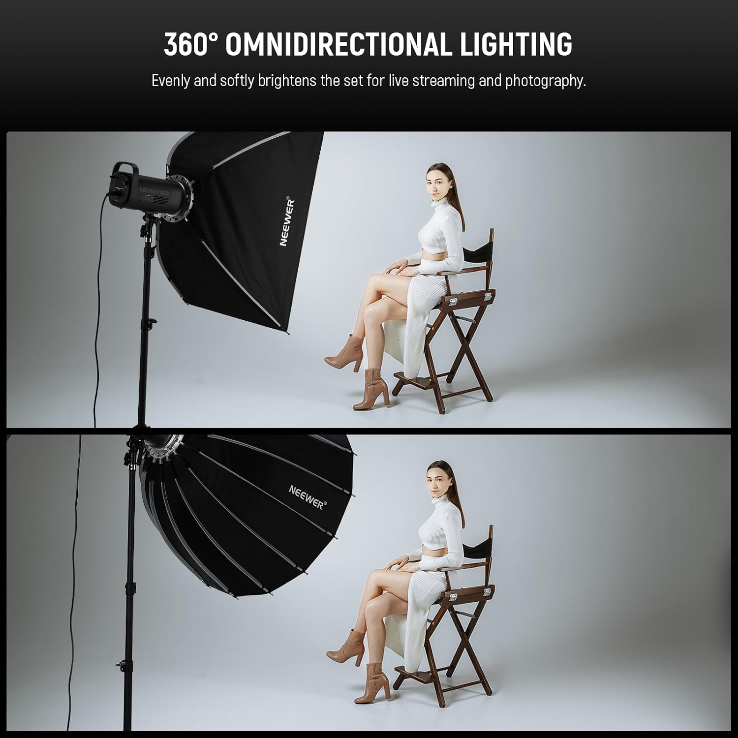 Boîte à lumière parabolique av - Macro Photography Lighting Kit avis et prix