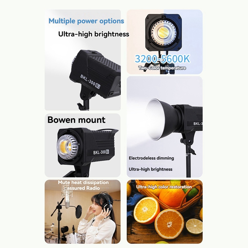 Lumière vidéo Bi LED 300W, écl - Photography Lighting Devices avis et prix