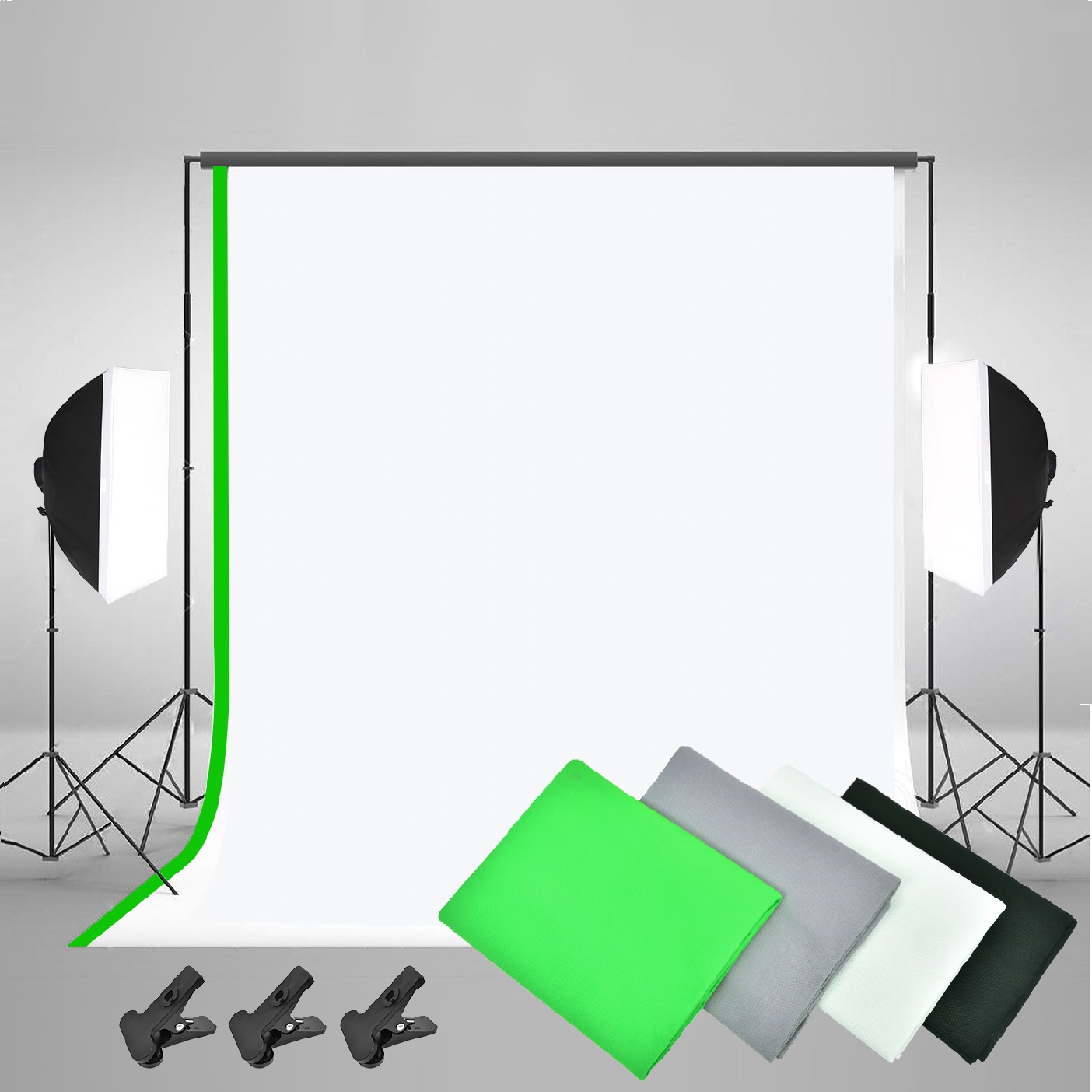 Kit de photographie complet Go - Photography Lighting Kit With Backdrop avis et prix