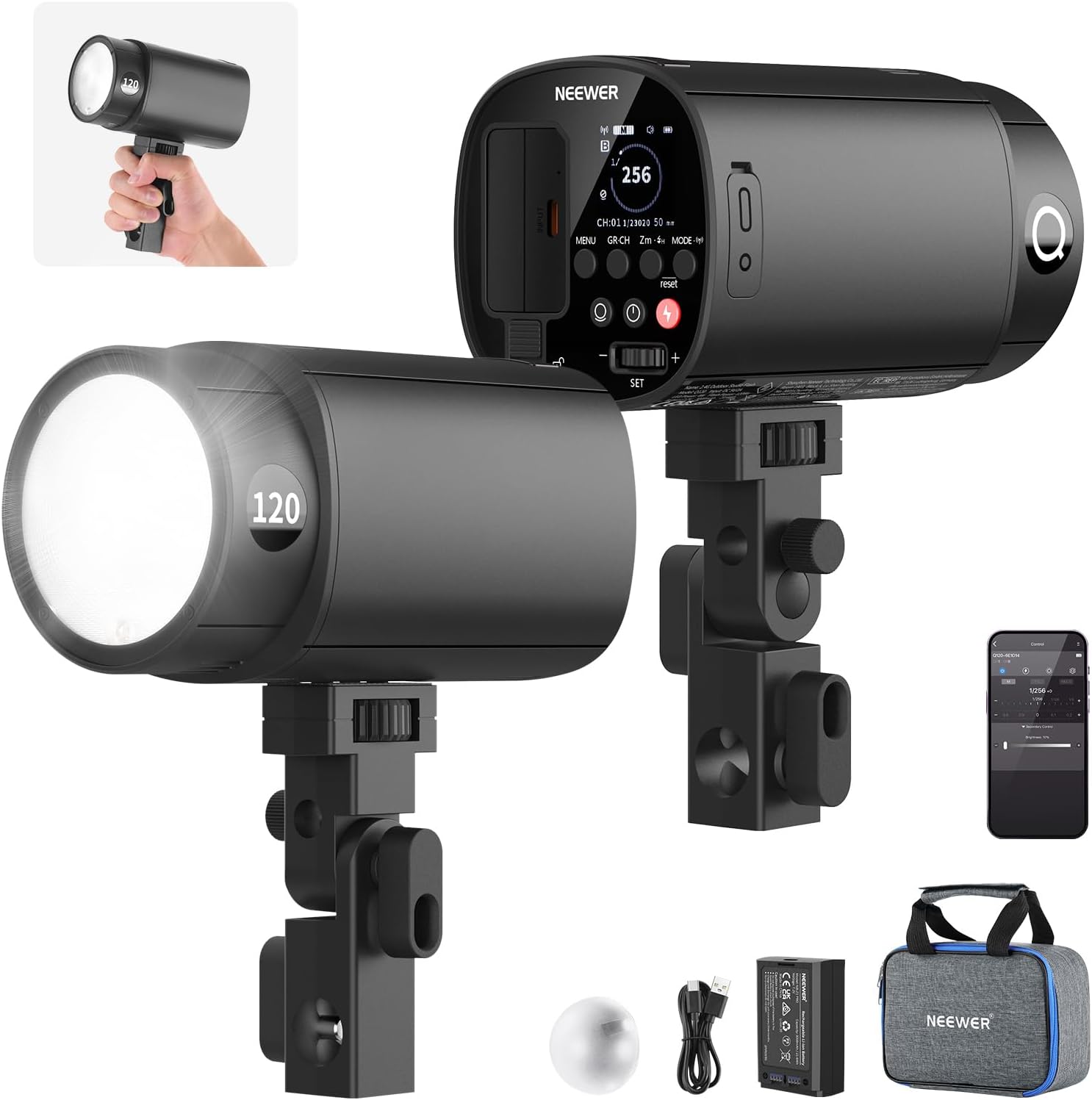 Flash stroboscopique extérieur - Portable Strobe Monolight avis et prix