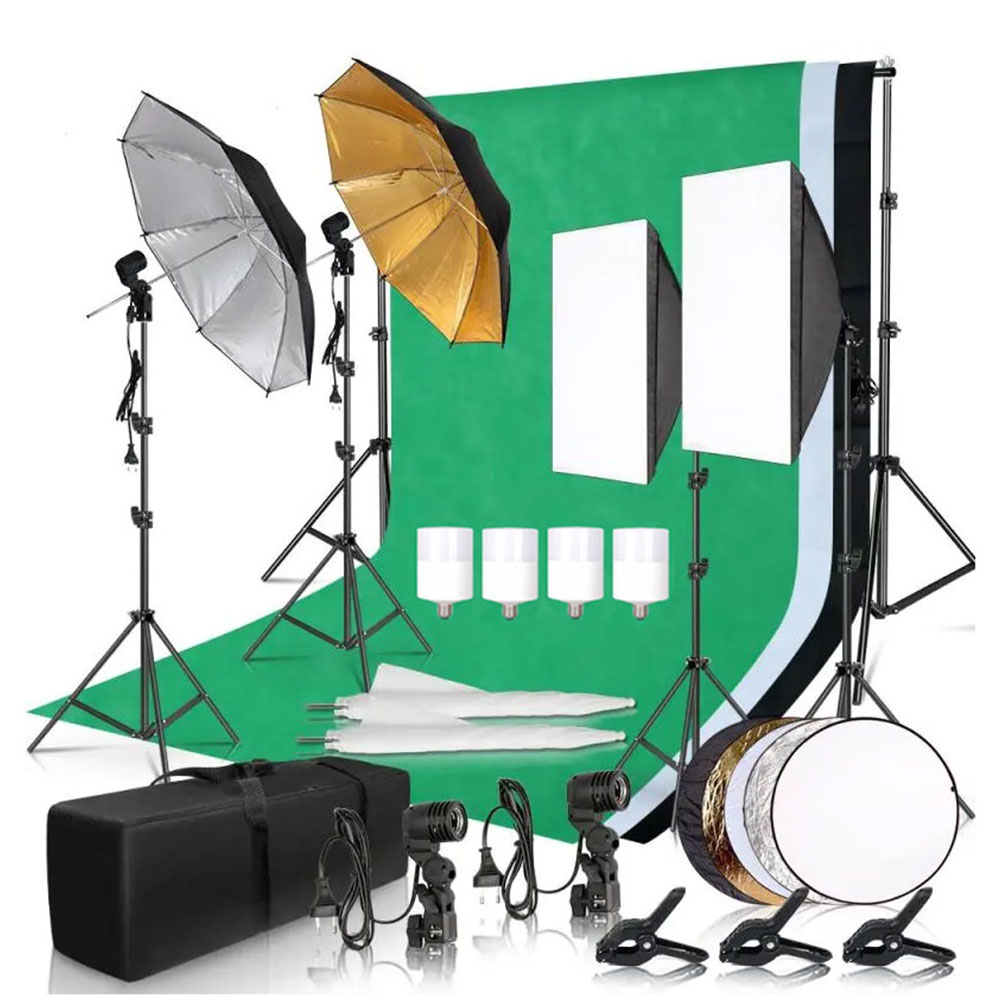 Kit d'éclairage de studio phot - Photography Lighting Setup avis et prix