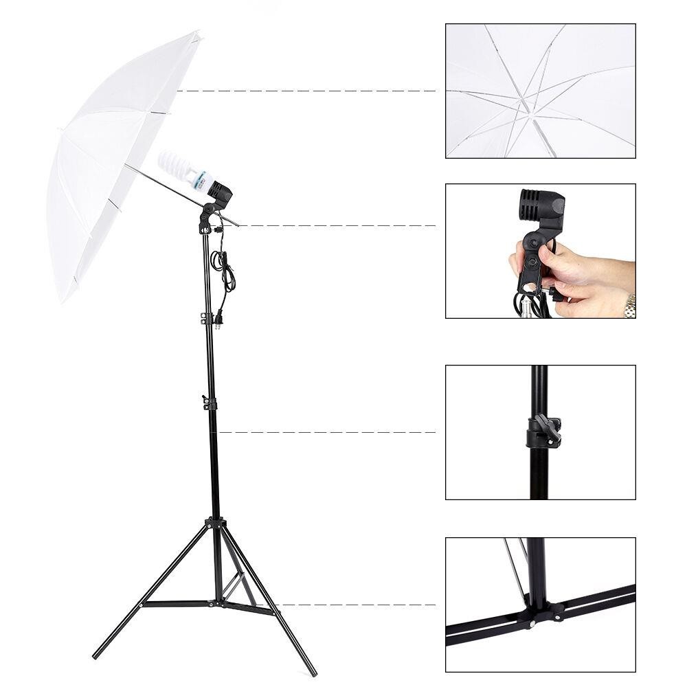 Kit d'éclairage pour studio ph - Photography Lighting Kit With Backdrop avis et prix