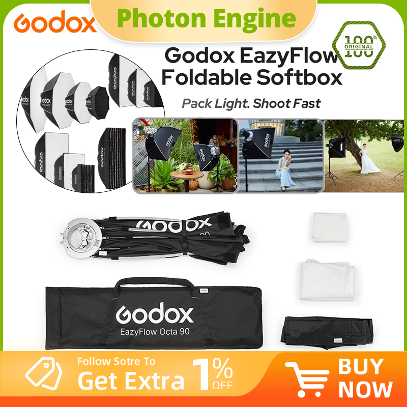 Boîte à lumière pliable Godox  - Photography Lighting Setup avis et prix